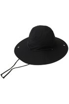 【キジマ タカユキ/KIJIMA TAKAYUKI】のCOTTON NYLON FOLDABLE BRIM SOFT HAT ブラック|ID: prp329100004937373 ipo3291000000037049022