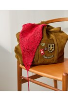 【ウィムガゼット/Whim Gazette】のクロシェニットスカーフ レッド|ID: prp329100004937384 ipo3291000000037049105