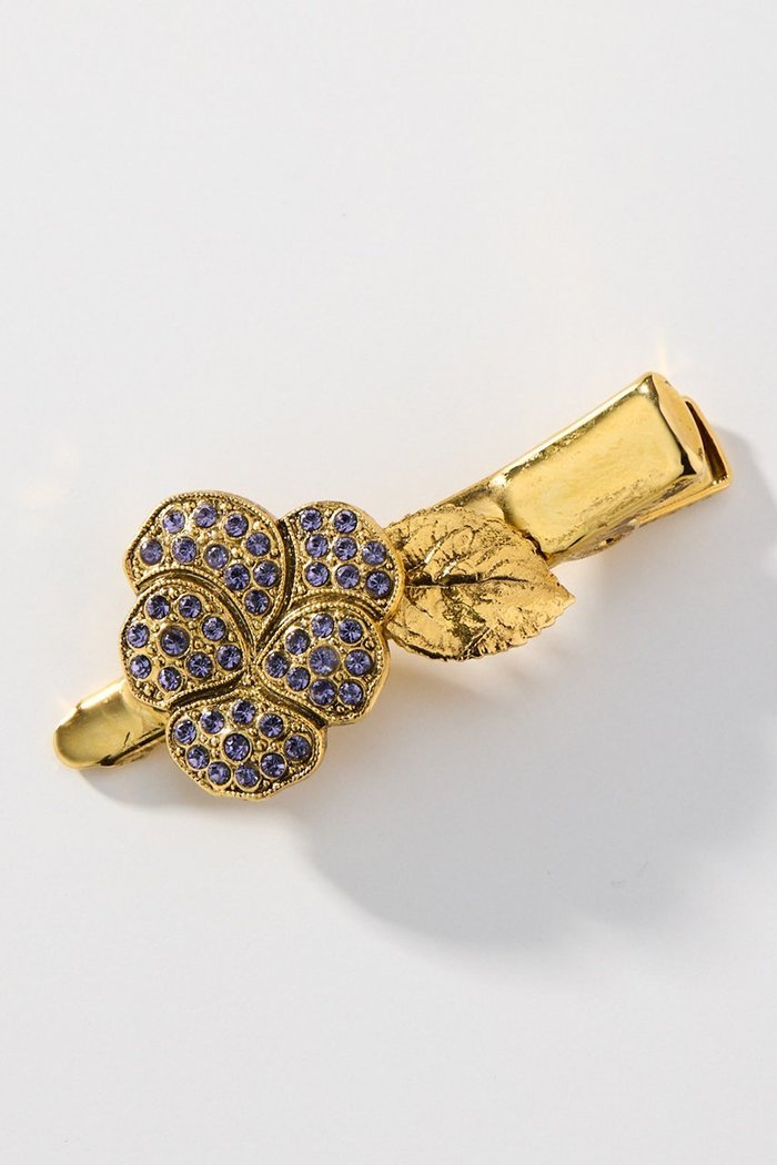 【アデルビジュー  ポップ/POP ADER bijoux】のClaire pansy クリップ インテリア・キッズ・メンズ・レディースファッション・服の通販 founy(ファニー) https://founy.com/ ファッション Fashion レディースファッション Fashion for Women シュシュ&ヘアアクセ/ヘアアレンジ Scrunchies & Hair Accessories アクセサリー Fashion Accessories バレッタ Barrette, Hair Clip フランス France, French モチーフ Motif, Design Theme 新作・新入荷 New Arrivals / New In |ID: prp329100004937388 ipo3291000000037049127