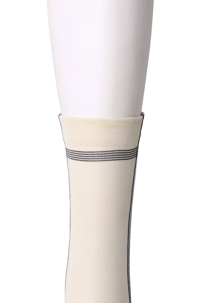 【アンティパスト/ANTIPAST】のサイドラインシルクソックス 人気、トレンドファッション・服の通販 founy(ファニー) 　ファッション　Fashion　レディースファッション　Fashion for Women　ソックス&靴下　Socks & Hosiery　レッグウェア・ストッキング　Legwear & Hosiery　クロップド　Cropped, Short Length　シルク　Silk, 100% Silk　スタイリッシュ　Stylish, Fashionable　ソックス　Socks, Hosiery　ハーフ　Half, Half-Length　ボトム　Bottoms, Lower Wear　再入荷　Restock / Back in Stock　other-3|ID: prp329100004937396 ipo3291000000037049172