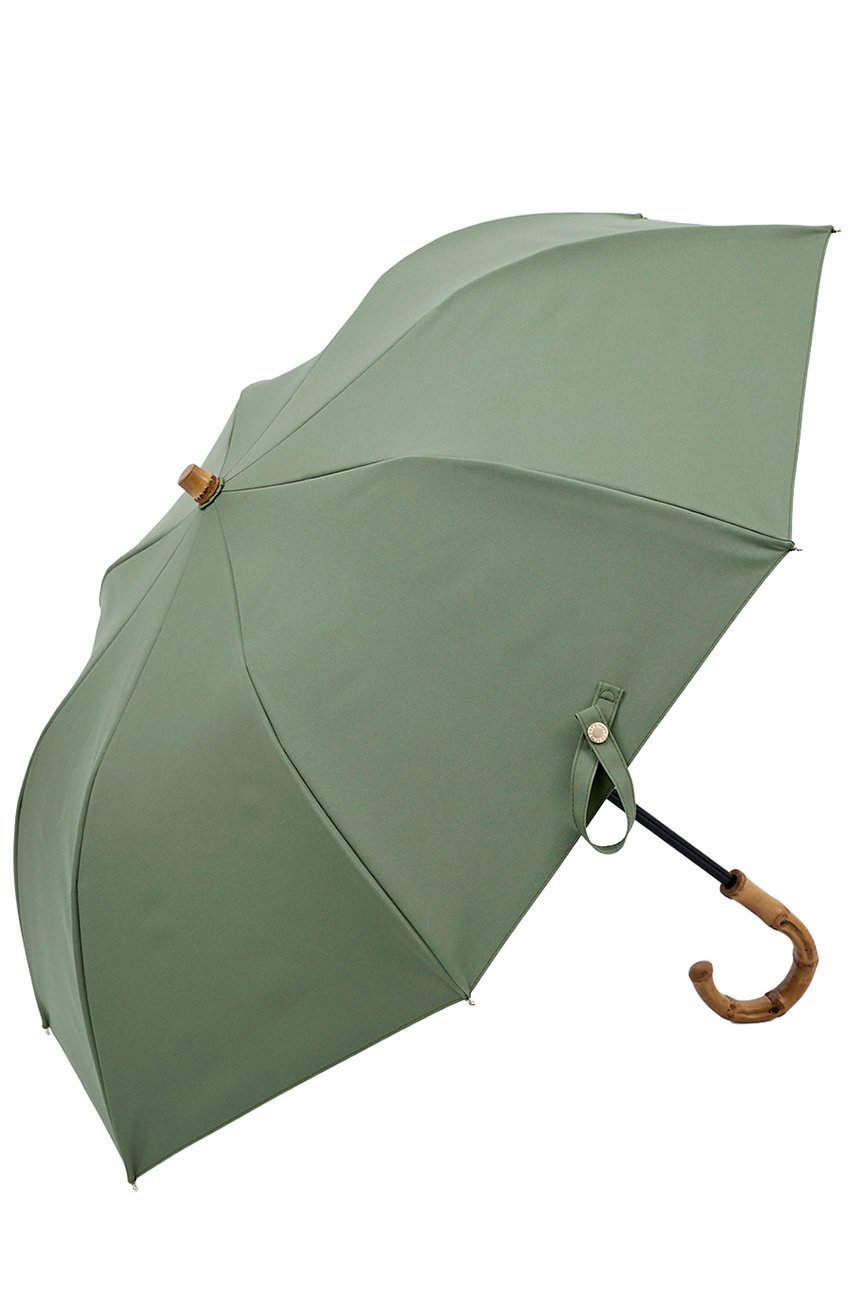 【その他のブランド/Other】の2段EASY 折りたたみ日傘/ワンカラー(50cm) インテリア・キッズ・メンズ・レディースファッション・服の通販 founy(ファニー) 　ファッション　Fashion　レディースファッション　Fashion for Women　レイングッズ・傘・晴雨兼用傘　Umbrellas & Rain Gear　傘　Umbrella, Parasol　シンプル　Simple, Minimal　チェック　Check, Plaid, Tartan　定番　Standard, Basic Item　時計　Watch, Wristwatch　ハンカチ　Handkerchief, Hanky　フリル　Frill, Ruffle　ベーシック　Basic, Essential　日傘　Parasol, UV Umbrella　再入荷　Restock / Back in Stock　エレガント 上品　Elegant　オリーブ(OLV)|ID: prp329100004937397 ipo3291000000037049177