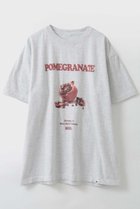 【ハー/HER.】の【4/23 12:00販売開始】POMEGRANATE T-shirt 人気、トレンドファッション・服の通販 founy(ファニー) ファッション Fashion レディースファッション Fashion for Women トップス・カットソー Cut & Sew Tops シャツ・ブラウス・オフィスカジュアル Elegant Blouses & Button-Ups ロングTシャツ・Tシャツ Longline T-Shirts & Tees カットソー・ベーシックTシャツ Cut-and-Sewn Tops / Stretch Tees & Basics ショート Short, Short Length スリーブ Sleeve, Long Sleeve / Short Sleeve ヴィンテージ Vintage Style 新作・新入荷 New Arrivals / New In thumbnail グレー|ID: prp329100004937412 ipo3291000000037049304