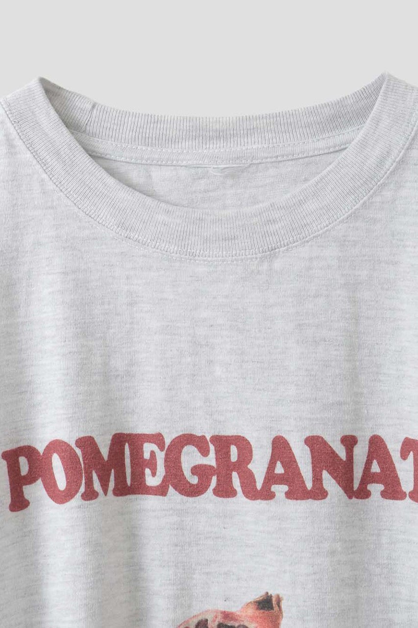 【ハー/HER.】の【4/23 12:00販売開始】POMEGRANATE T-shirt 人気、トレンドファッション・服の通販 founy(ファニー) 　ファッション　Fashion　レディースファッション　Fashion for Women　トップス・カットソー　Cut & Sew Tops　シャツ・ブラウス・オフィスカジュアル　Elegant Blouses & Button-Ups　ロングTシャツ・Tシャツ　Longline T-Shirts & Tees　カットソー・ベーシックTシャツ　Cut-and-Sewn Tops / Stretch Tees & Basics　ショート　Short, Short Length　スリーブ　Sleeve, Long Sleeve / Short Sleeve　ヴィンテージ　Vintage Style　新作・新入荷　New Arrivals / New In　other-3|ID: prp329100004937412 ipo3291000000037049306