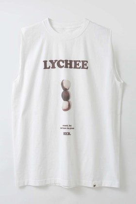 【ハー/HER.】 【4/23 12:00販売開始】【ONLINE STORE限定】 Lychee TANK人気、トレンドファッション・服の通販 founy(ファニー) ファッション Fashion レディースファッション Fashion for Women トップス・カットソー Cut & Sew Tops キャミソール&ノースリーブ Camisoles & Sleeveless Tops シャツ・ブラウス・オフィスカジュアル Elegant Blouses & Button-Ups ロングTシャツ・Tシャツ Longline T-Shirts & Tees カットソー・ベーシックTシャツ Cut-and-Sewn Tops / Stretch Tees & Basics キャミソール Camisole, Spaghetti Strap Top タンク Tank Top, Sleeveless Top ヴィンテージ Vintage Style 新作・新入荷 New Arrivals / New In |ID:prp329100004937413
