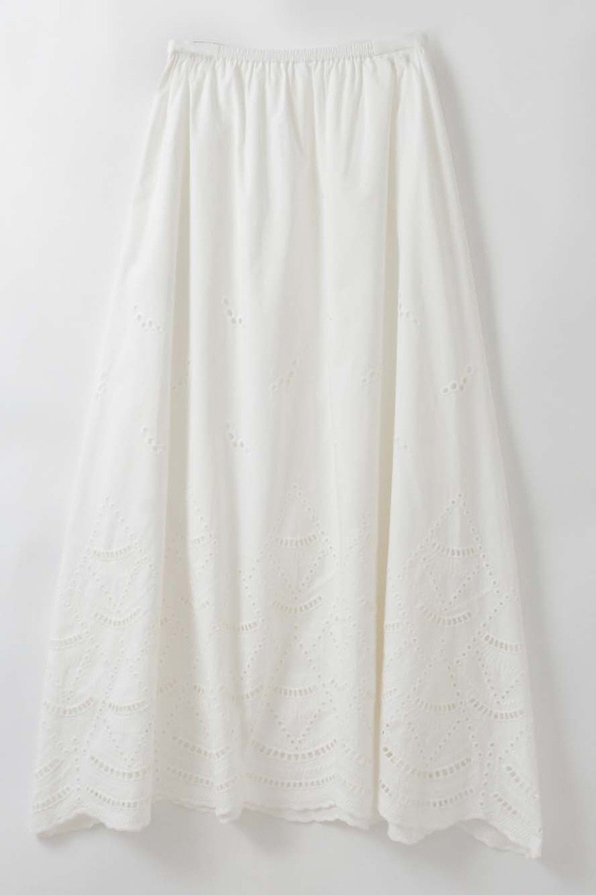 【ハー/HER.】の【4/23 12:00販売開始】スカラ刺しゅうギャザーフレアスカート 人気、トレンドファッション・服の通販 founy(ファニー) 　ファッション　Fashion　レディースファッション　Fashion for Women　スカート　Skirts　Aライン・フレアスカート　A-Line & Flared Skirts　ロングスカート　Long Skirts / Maxi & Midi Skirts　フレア　Flare, Flared　ロング　Long, Long-Length　新作・新入荷　New Arrivals / New In　無地　Plain, Solid Color　other-2|ID: prp329100004937417 ipo3291000000037049345