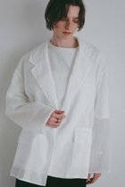 【ハー/HER.】の【4/23 12:00販売開始】オーガンジーシアージャケット オフホワイト|ID: prp329100004937420 ipo3291000000037049374