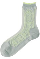 【アンティパスト/ANTIPAST】のシアーフラワーソックス ライトグレー|ID: prp329100004937435 ipo3291000000037049479