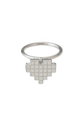 【メゾンドパルス/MAISON DPULSE】のbig heart pixel リング 人気、トレンドファッション・服の通販 founy(ファニー) ファッション Fashion レディースファッション Fashion for Women コレクション Collection, Seasonal Line フォルム Silhouette, Form モチーフ Motif, Design Theme 新作・新入荷 New Arrivals / New In |ID:prp329100004937437