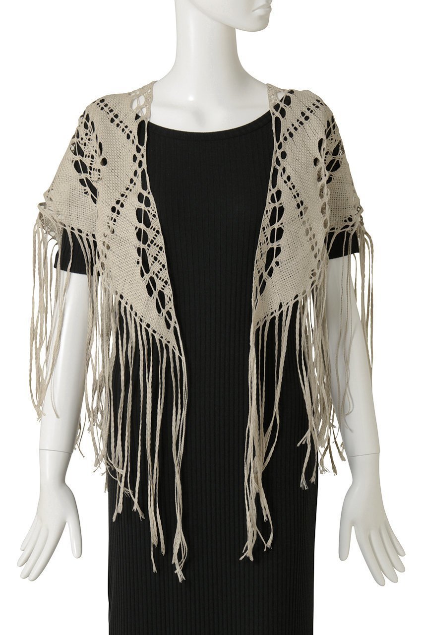 【アルアバイル/allureville】の【A SAUCE MELER】ギマコットントライアングルレースストール 人気、トレンドファッション・服の通販 founy(ファニー) 　ファッション　Fashion　レディースファッション　Fashion for Women　ストール　Soft & Warm Scarves　マフラー・スヌード / 冬小物の定番　Scarves & Mufflers　エレガント 上品　Elegant　ストール　Stole, Wrap　トライアングル　Triangle, Triangular Shape　フリンジ　Fringe, Tassel　マフラー　Scarf, Muffler　レース　Lace, Lace Fabric　夏　Summer　新作・新入荷　New Arrivals / New In　春　Spring　S/S・春夏　SS, Spring/Summer, Warm Season　other-2|ID: prp329100004937445 ipo3291000000037049559