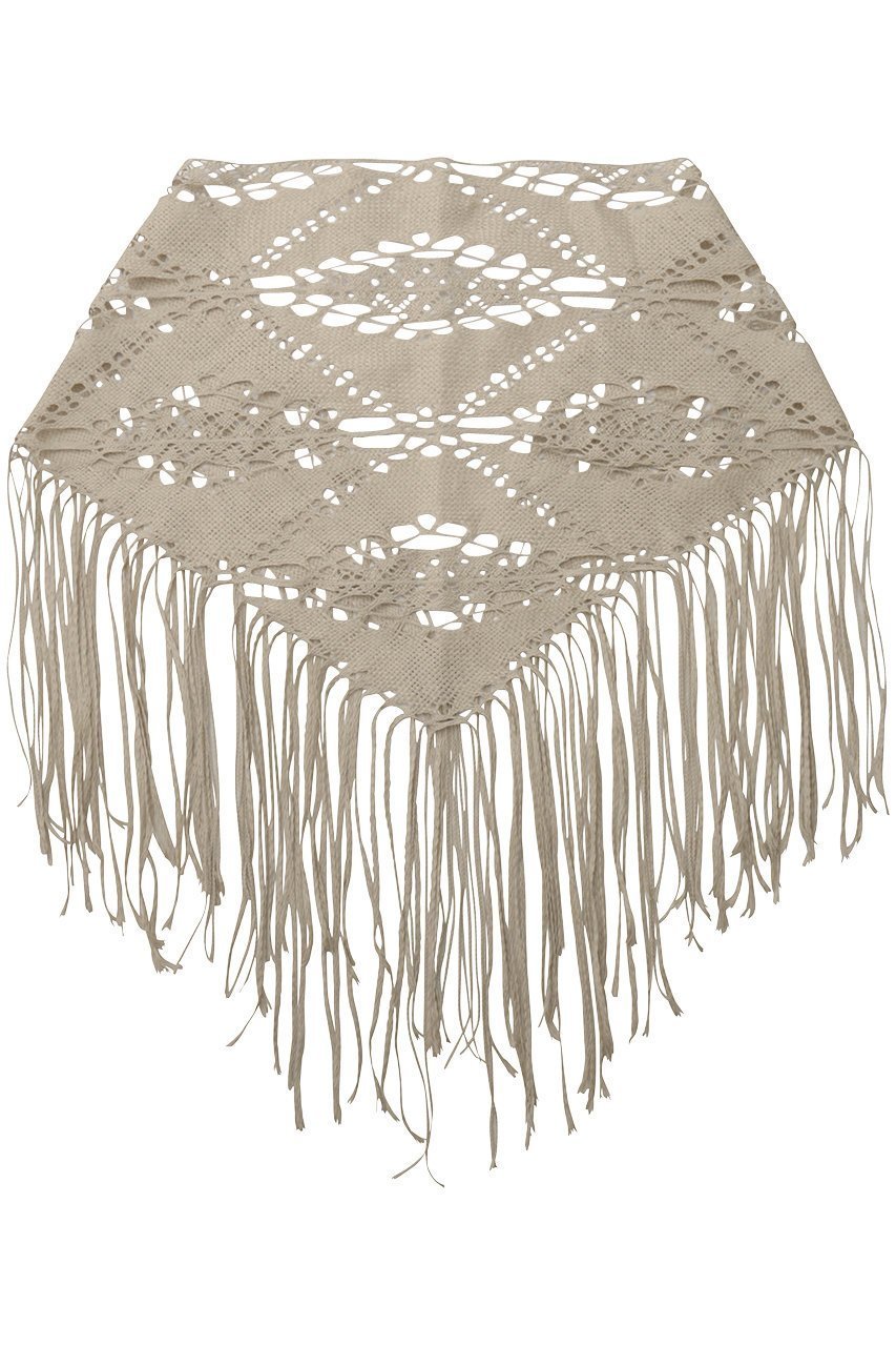 【アルアバイル/allureville】の【A SAUCE MELER】ギマコットントライアングルレースストール 人気、トレンドファッション・服の通販 founy(ファニー) 　ファッション　Fashion　レディースファッション　Fashion for Women　ストール　Soft & Warm Scarves　マフラー・スヌード / 冬小物の定番　Scarves & Mufflers　エレガント 上品　Elegant　ストール　Stole, Wrap　トライアングル　Triangle, Triangular Shape　フリンジ　Fringe, Tassel　マフラー　Scarf, Muffler　レース　Lace, Lace Fabric　夏　Summer　新作・新入荷　New Arrivals / New In　春　Spring　S/S・春夏　SS, Spring/Summer, Warm Season　other-3|ID: prp329100004937445 ipo3291000000037049560