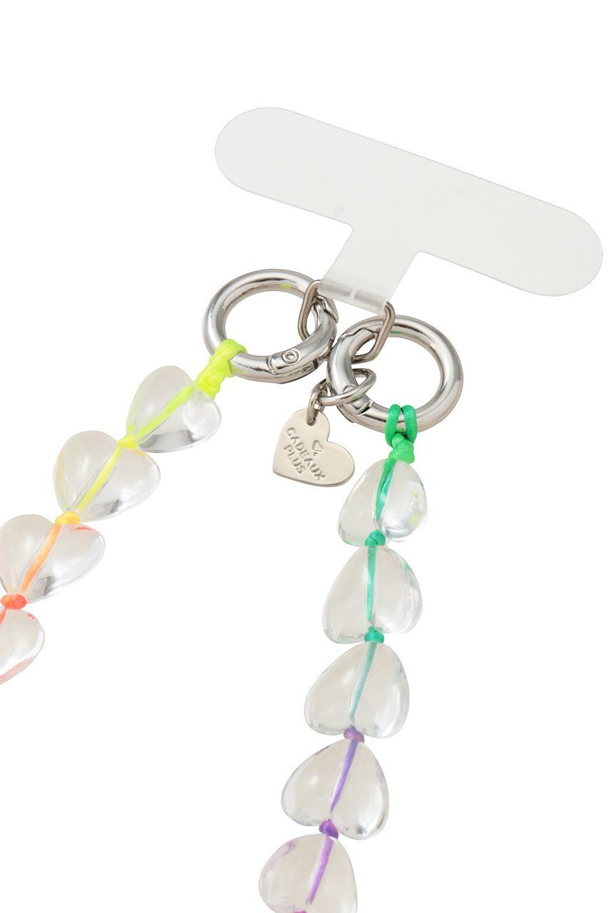 【カドー/CADEAUX】の【CADEAUX PLUS】 クリアハート スマホストラップ 人気、トレンドファッション・服の通販 founy(ファニー) 　ファッション　Fashion　レディースファッション　Fashion for Women　アクセサリー　Fashion Accessories　チャーム　Charm, Pendant　デニム　Denim, Jeans Material　ポケット　Pocket, Pocket Detail　人気　Popular, Best Seller　新作・新入荷　New Arrivals / New In　春　Spring　other-3|ID: prp329100004937487 ipo3291000000037049819