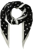 【アンクレイヴ/uncrave】のポルカドット シルクスカーフ 人気、トレンドファッション・服の通販 founy(ファニー) ファッション Fashion レディースファッション Fashion for Women ストール Soft & Warm Scarves マフラー・スヌード / 冬小物の定番 Scarves & Mufflers コンパクト Compact, Small Size シルク Silk, 100% Silk シンプル Simple, Minimal スカーフ Scarf, Neckwear ストール Stole, Wrap ドット Polka Dot, Dot Pattern プリント Print, Printed Pattern マフラー Scarf, Muffler モダン Modern, Contemporary 新作・新入荷 New Arrivals / New In thumbnail ブラック×ホワイト|ID: prp329100004937488 ipo3291000000037049825