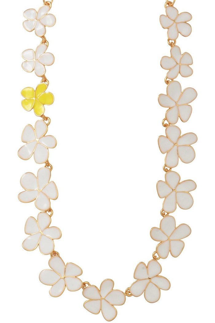 【セシル エ ジャンヌ/CECILE ET JEANNE】のエマイユ ホワイト×イエロー フルールネックレス インテリア・キッズ・メンズ・レディースファッション・服の通販 founy(ファニー) https://founy.com/ ファッション Fashion レディースファッション Fashion for Women ジュエリー Jewelry ネックレス Necklaces & Pendants イエロー Yellow エナメル Patent Leather エレガント 上品 Elegant ネックレス Necklace, Pendant Necklace プレート Plate, Dish 人気 Popular, Best Seller |ID: prp329100004937498 ipo3291000000037049897