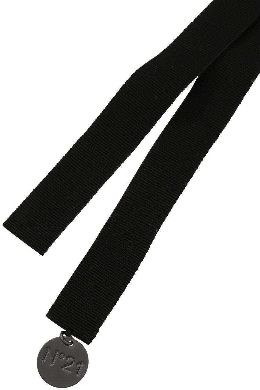 【ヌメロ ヴェントゥーノ/N°21】のテープリボン ビジュー ネックレス 人気、トレンドファッション・服の通販 founy(ファニー) 　ファッション　Fashion　レディースファッション　Fashion for Women　ジュエリー　Jewelry　ネックレス　Necklaces & Pendants　おすすめ　Recommended / Our Picks　シルバー　Silver, Metallic Silver　シンプル　Simple, Minimal　スポーティ　Sporty, Casual Athletic　デコルテ　Décolleté, Neckline　ネックレス　Necklace, Pendant Necklace　ビジュー　Bijou, Jewel-like Accent　ラグジュアリー　Luxury, Elegant　リボン　Ribbon, Bow　リュクス　Luxury, Elegant, High-End, Chic　other-3|ID: prp329100004937521 ipo3291000000037050050