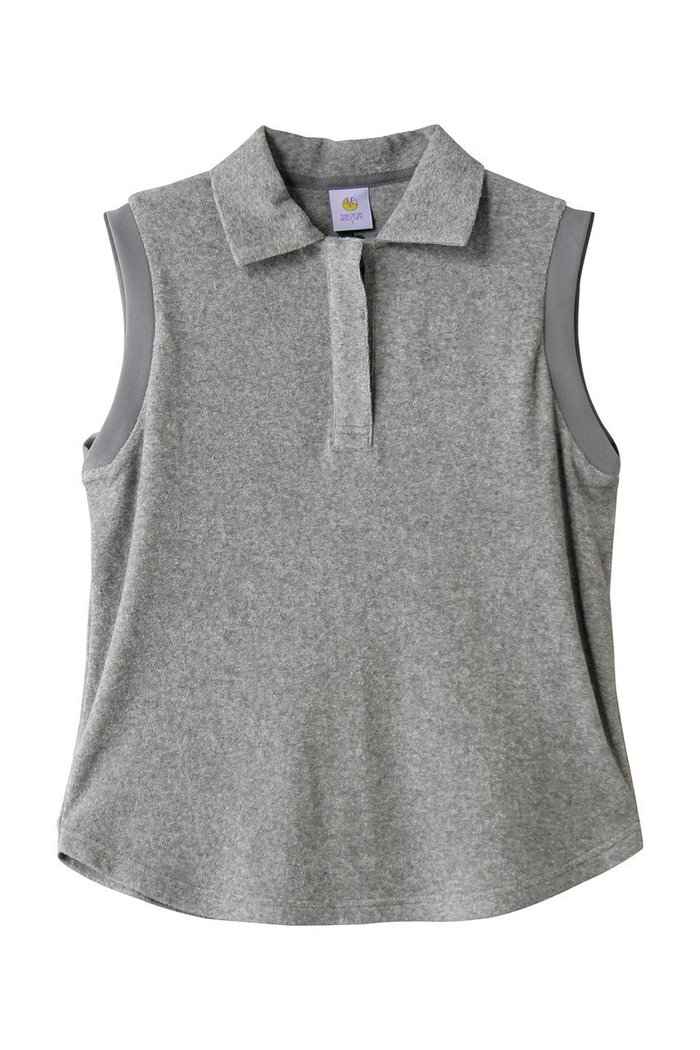 【ティーエムジー/TMG】のノースリーブパイルシャツ インテリア・キッズ・メンズ・レディースファッション・服の通販 founy(ファニー) https://founy.com/ ファッション Fashion レディースファッション Fashion for Women トップス・カットソー Cut & Sew Tops キャミソール&ノースリーブ Camisoles & Sleeveless Tops シャツ・ブラウス・オフィスカジュアル Elegant Blouses & Button-Ups スポーツウェア Functional & Stylish Sportswear スポーツ トップス Athletic Tops / Workout Tops / Training Shirts ゴルフ Golf スポーツ Sports, Activewear チューリップ Tube, Tube Top フロント Front, Front Design リゾート Resort, Vacation Style 吸水 Absorbent, Quick-Dry |ID: prp329100004937526 ipo3291000000037050087