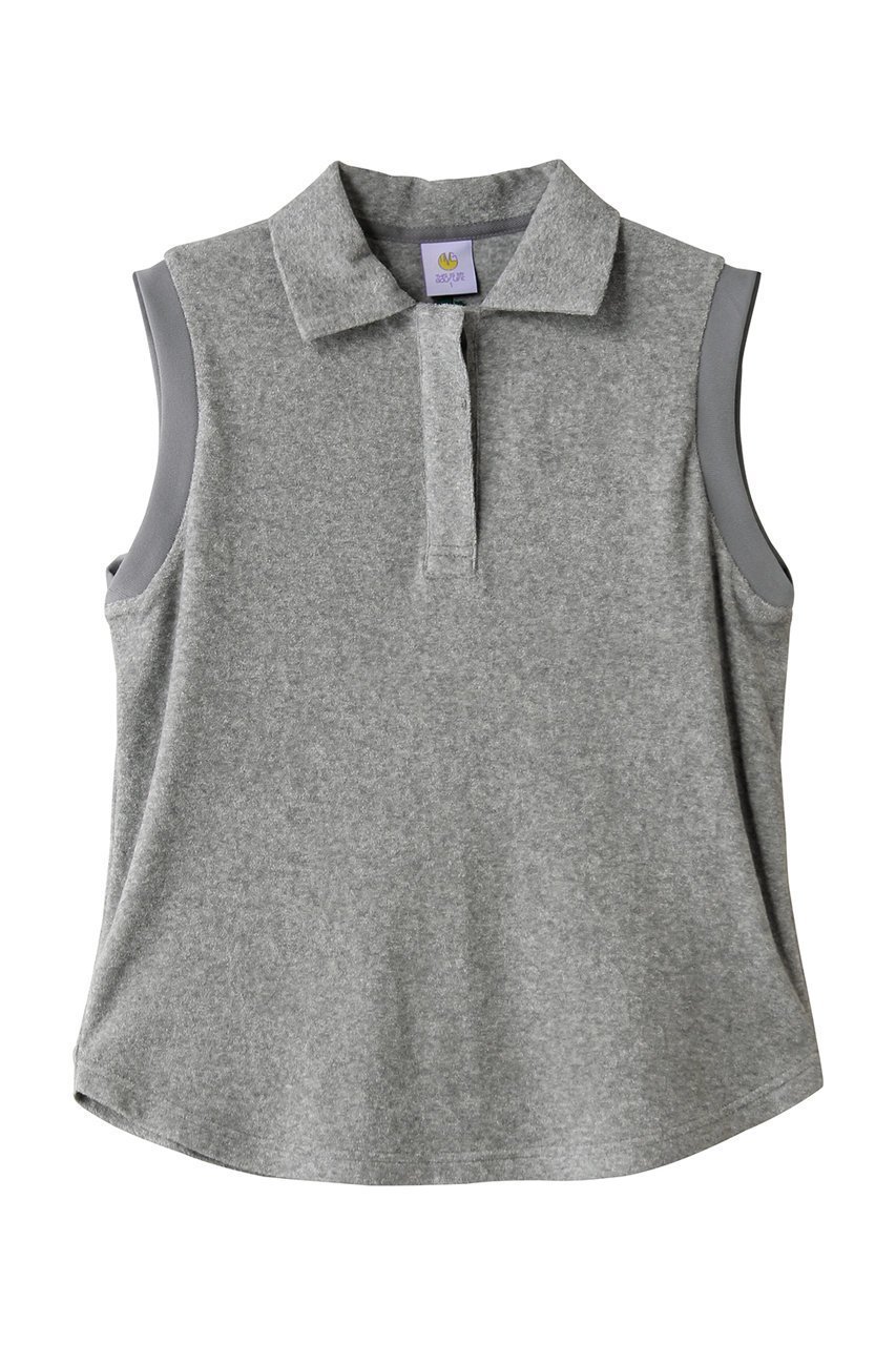 【ティーエムジー/TMG】のノースリーブパイルシャツ 人気、トレンドファッション・服の通販 founy(ファニー) 　ファッション　Fashion　レディースファッション　Fashion for Women　トップス・カットソー　Cut & Sew Tops　キャミソール&ノースリーブ　Camisoles & Sleeveless Tops　シャツ・ブラウス・オフィスカジュアル　Elegant Blouses & Button-Ups　スポーツウェア　Functional & Stylish Sportswear　スポーツ トップス　Athletic Tops / Workout Tops / Training Shirts　ゴルフ　Golf　スポーツ　Sports, Activewear　チューリップ　Tube, Tube Top　フロント　Front, Front Design　リゾート　Resort, Vacation Style　吸水　Absorbent, Quick-Dry　 other-1|ID: prp329100004937526 ipo3291000000037050087