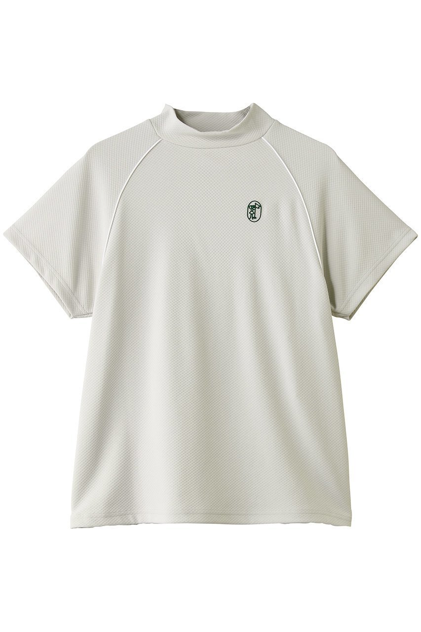 【ティーエムジー/TMG】のモックネックハーフスリーブシャツ インテリア・キッズ・メンズ・レディースファッション・服の通販 founy(ファニー) 　ファッション　Fashion　レディースファッション　Fashion for Women　トップス・カットソー　Cut & Sew Tops　シャツ・ブラウス・オフィスカジュアル　Elegant Blouses & Button-Ups　スポーツウェア　Functional & Stylish Sportswear　スポーツ トップス　Athletic Tops / Workout Tops / Training Shirts　ゴルフ　Golf　スポーツ　Sports, Activewear　モックネック　Mock Neck, Short Turtleneck　夏　Summer　ベージュ|ID: prp329100004937527 ipo3291000000037050098