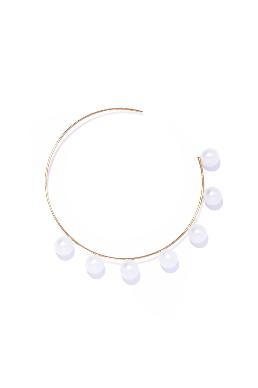 【ルボンボン/les bonbon】のflotter pearl hoop ピアス M 人気、トレンドファッション・服の通販 founy(ファニー) 　ファッション　Fashion　レディースファッション　Fashion for Women　ジュエリー　Jewelry　ファッションリング　Fashion Rings　イヤリング・フープ・ドロップタイプ　Hoop, Drop & Clip Earrings　イヤリング　Earrings　ジャケット　Jacket, Outerwear　パール　Pearl, Pearl Accent　ビッグ　Big, Oversized　フープ　Hoop, Hoop Earrings　モダン　Modern, Contemporary　other-5|ID: prp329100004937530 ipo3291000000037050127