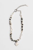 【メゾンスペシャル/MAISON SPECIAL】のMix Pearl Stone Necklace/ミックスパールストーンネックレス BLK(ブラック)|ID: prp329100004937531 ipo3291000000037050131