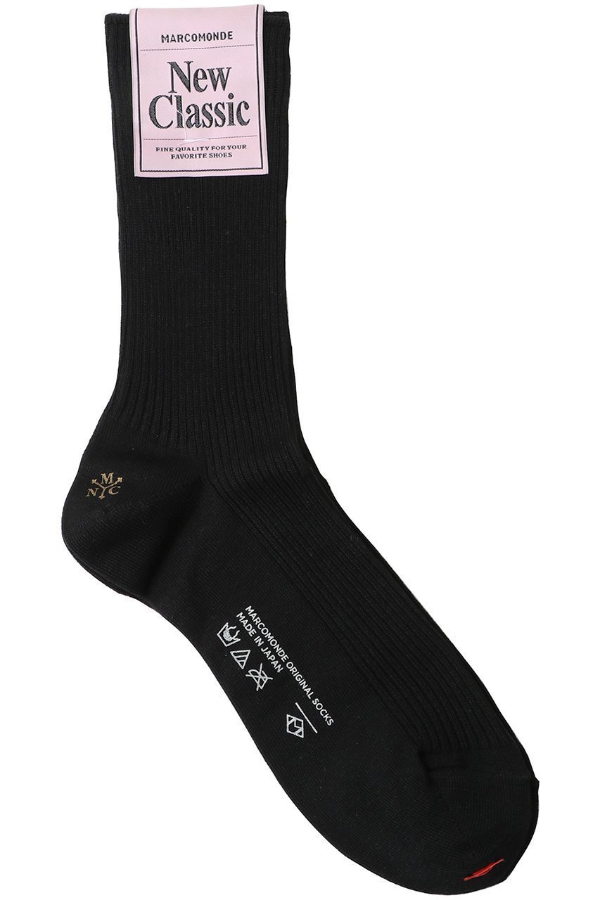 【プルミエ アロンディスモン/1er Arrondissement】の【MARCOMONDE】リブソックス インテリア・キッズ・メンズ・レディースファッション・服の通販 founy(ファニー) 　ファッション　Fashion　レディースファッション　Fashion for Women　ソックス&靴下　Socks & Hosiery　レッグウェア・ストッキング　Legwear & Hosiery　シンプル　Simple, Minimal　スニーカー　Sneakers, Trainers　ソックス　Socks, Hosiery　フィット　Fit, Slim Fit　マニッシュ　Mannish, Boyish　定番　Standard, Basic Item　ブラック|ID: prp329100004937536 ipo3291000000037050167