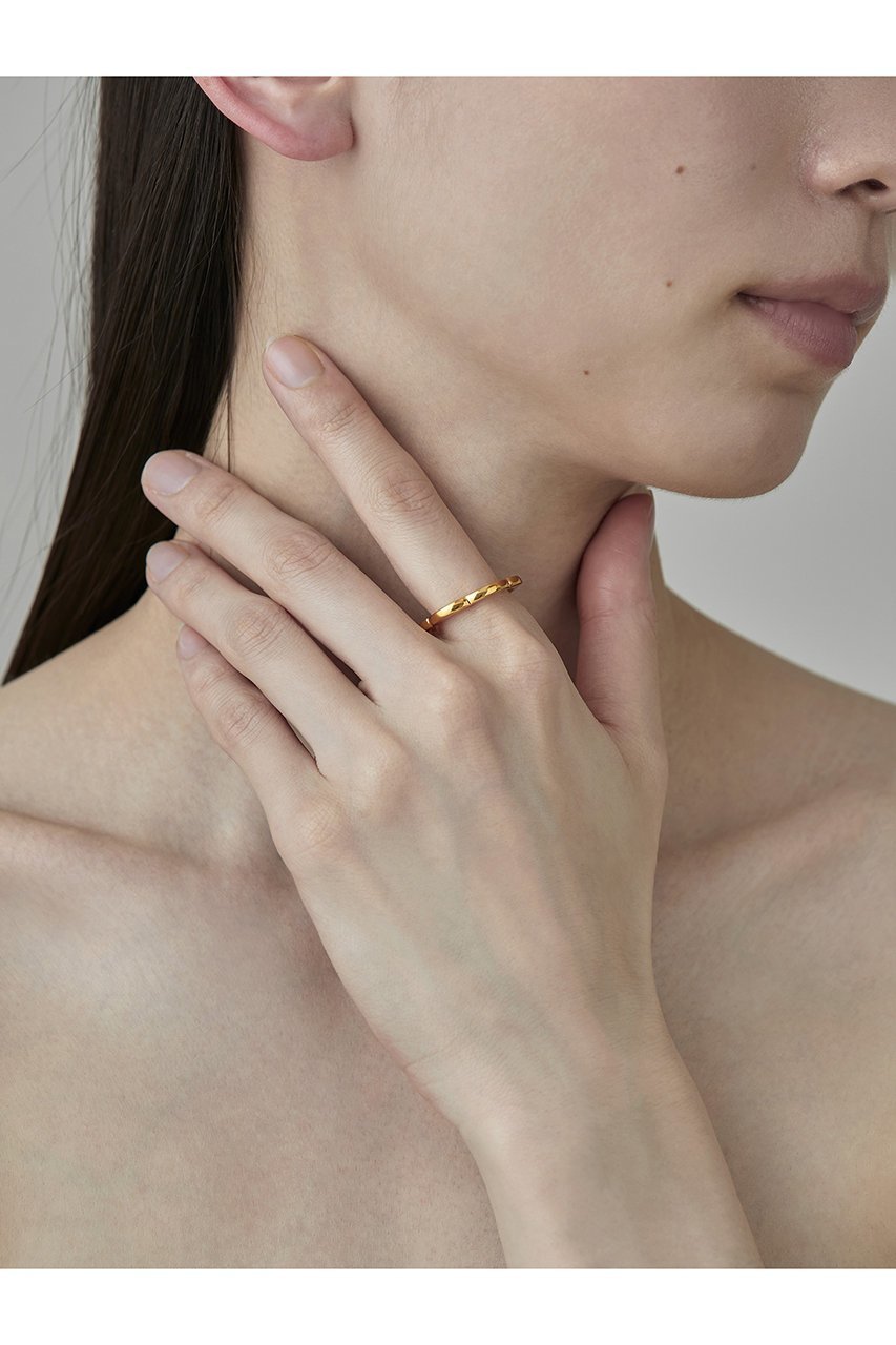 【プラウ/PLOW】のFlower Line リング S 人気、トレンドファッション・服の通販 founy(ファニー) 　ファッション　Fashion　レディースファッション　Fashion for Women　シンプル　Simple, Minimal　チェーン　Chain, Chain Strap　ネックレス　Necklace, Pendant Necklace　フラワー　Flower, Floral　モチーフ　Motif, Design Theme　再入荷　Restock / Back in Stock　other-2|ID: prp329100004937539 ipo3291000000037050180