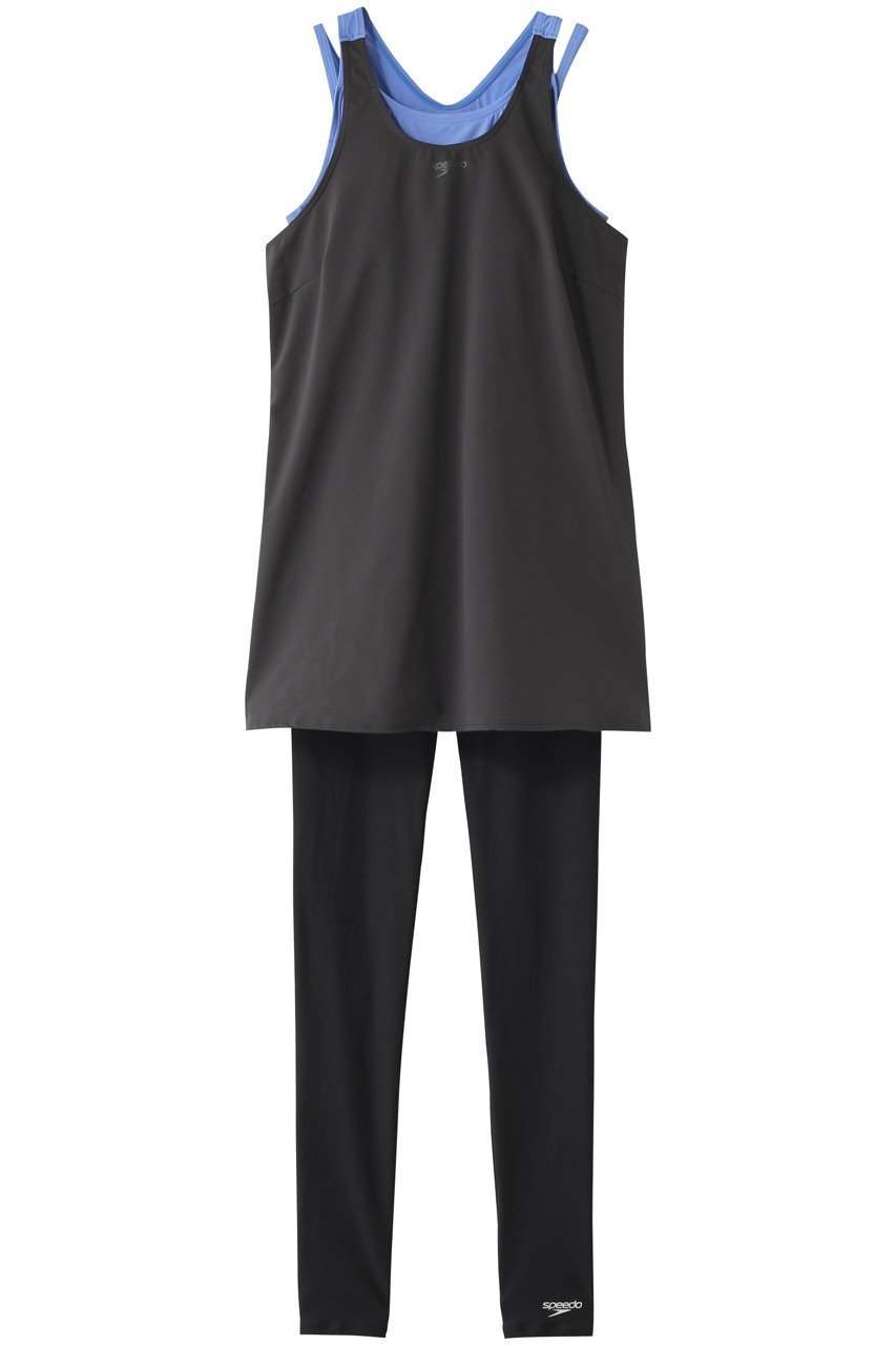 【スピード/Speedo】のエアパロング インテリア・キッズ・メンズ・レディースファッション・服の通販 founy(ファニー) 　ファッション　Fashion　レディースファッション　Fashion for Women　トップス・カットソー　Cut & Sew Tops　スポーツウェア　Functional & Stylish Sportswear　スポーツ トップス　Athletic Tops / Workout Tops / Training Shirts　インナー　Innerwear　エアリー　Airy Texture　スポーツ　Sports, Activewear　セパレート　Separate, Two-Piece　フレア　Flare, Flared　ロング　Long, Long-Length　再入荷　Restock / Back in Stock　水着　Swimsuit, Swimwear　チャコールグレイ|ID: prp329100004937560 ipo3291000000037050344