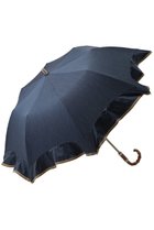 【グレイシー/Gracy】の晴雨兼用楽折傘 Denim frill 人気、トレンドファッション・服の通販 founy(ファニー) ファッション Fashion レディースファッション Fashion for Women レイングッズ・傘・晴雨兼用傘 Umbrellas & Rain Gear デニム Denim, Jeans Material ハンカチ Handkerchief, Hanky バランス Balance, Style Balance パイピング Piping, Trim Design フリル Frill, Ruffle モダン Modern, Contemporary 傘 Umbrella, Parasol 時計 Watch, Wristwatch thumbnail ウォールナッツ|ID: prp329100004937569 ipo3291000000037050424