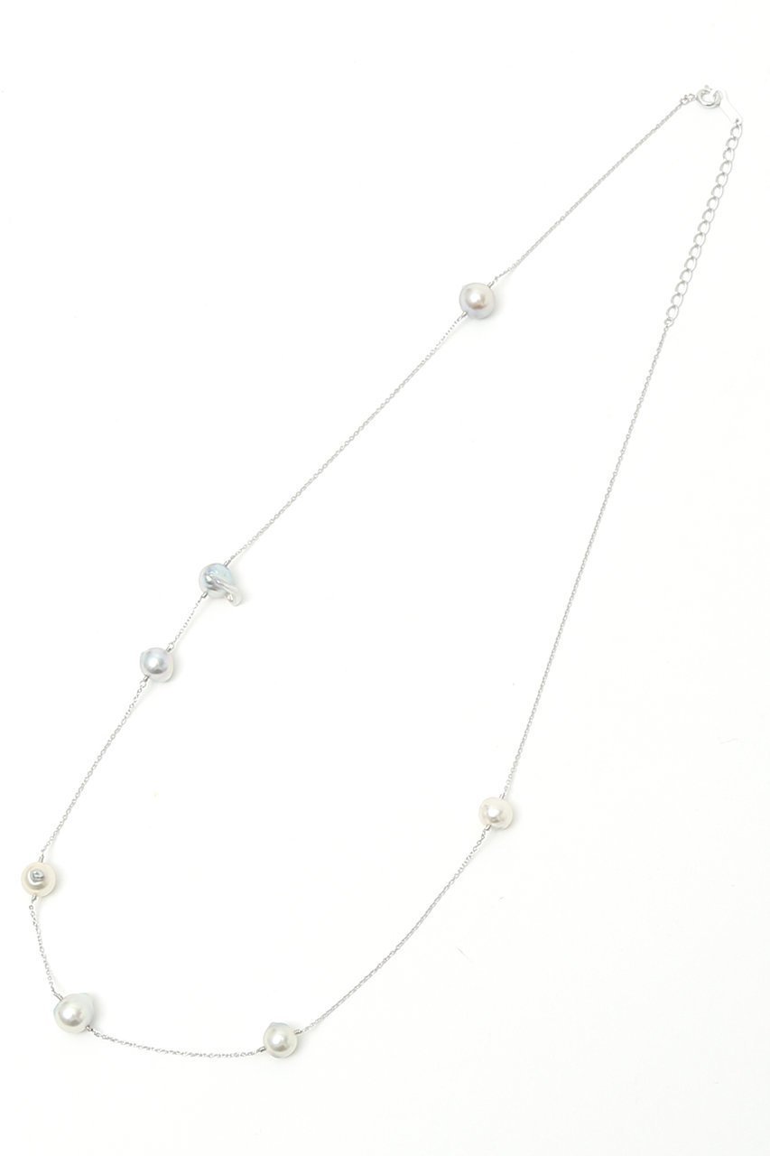 【ザ ストア バイ シー/THE STORE by C】の【別注】【AYUS】チェーン×パールネックレス50cm 人気、トレンドファッション・服の通販 founy(ファニー) 　ファッション　Fashion　レディースファッション　Fashion for Women　ジュエリー　Jewelry　ネックレス　Necklaces & Pendants　おすすめ　Recommended / Our Picks　ジュエリー　Jewelry, Accessories　スペシャル　Special, Limited Edition　チェーン　Chain, Chain Strap　ネックレス　Necklace, Pendant Necklace　バランス　Balance, Style Balance　バロック　Baroque, Baroque Design　パール　Pearl, Pearl Accent　ランダム　Random, Irregular　エレガント 上品　Elegant　別注　Limited Edition, Custom Order　 other-1|ID: prp329100004937571 ipo3291000000037050438