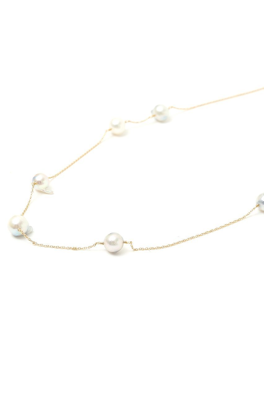 【ザ ストア バイ シー/THE STORE by C】の【別注】【AYUS】チェーン×パールネックレス50cm 人気、トレンドファッション・服の通販 founy(ファニー) 　ファッション　Fashion　レディースファッション　Fashion for Women　ジュエリー　Jewelry　ネックレス　Necklaces & Pendants　おすすめ　Recommended / Our Picks　ジュエリー　Jewelry, Accessories　スペシャル　Special, Limited Edition　チェーン　Chain, Chain Strap　ネックレス　Necklace, Pendant Necklace　バランス　Balance, Style Balance　バロック　Baroque, Baroque Design　パール　Pearl, Pearl Accent　ランダム　Random, Irregular　エレガント 上品　Elegant　別注　Limited Edition, Custom Order　other-3|ID: prp329100004937571 ipo3291000000037050442