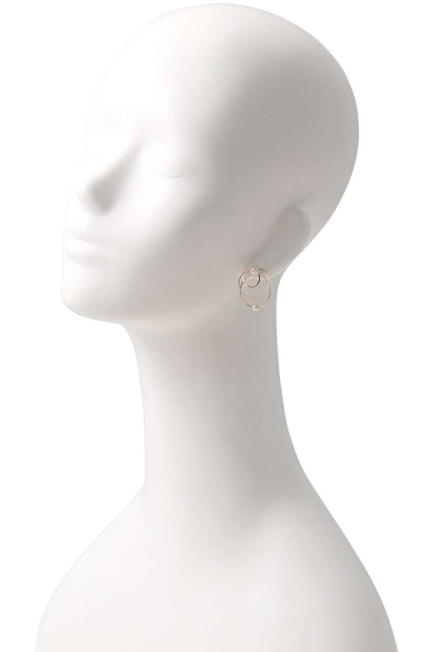 【ナチュラリジュエリ/NATURALI JEWELRY】のスピンサークルピアス 人気、トレンドファッション・服の通販 founy(ファニー) 　ファッション　Fashion　レディースファッション　Fashion for Women　ジュエリー　Jewelry　ファッションリング　Fashion Rings　イヤリング・フープ・ドロップタイプ　Hoop, Drop & Clip Earrings　イヤリング　Earrings　サークル　Circle, Round Design　パール　Pearl, Pearl Accent　モチーフ　Motif, Design Theme　再入荷　Restock / Back in Stock　other-3|ID: prp329100004937580 ipo3291000000037050512