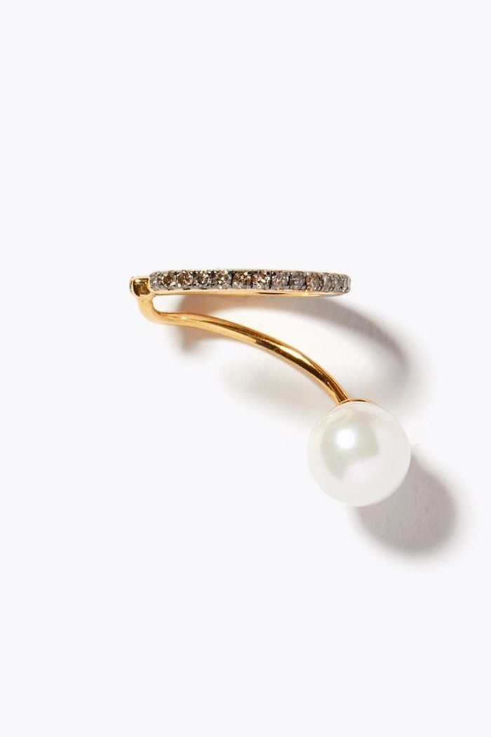 【アルティーダ ウード/ARTIDA OUD】のelafonisi パール パヴェダイヤモンド ダブル イヤーカフ(片耳用) インテリア・キッズ・メンズ・レディースファッション・服の通販 founy(ファニー) https://founy.com/ ファッション Fashion レディースファッション Fashion for Women ジュエリー Jewelry ファッションリング Fashion Rings イヤリング・フープ・ドロップタイプ Hoop, Drop & Clip Earrings イヤリング Earrings イヤーカフ Ear Cuffs エレガント 上品 Elegant コーティング Coating, Coated Finish 片耳 One-Ear, Single Earring シルバー Silver, Metallic Silver シンプル Simple, Minimal ダイヤモンド Diamond, Brilliant Cut ダブル Double, Double-Breasted バランス Balance, Style Balance パール Pearl, Pearl Accent 再入荷 Restock / Back in Stock |ID: prp329100004937588 ipo3291000000037050571