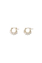 【ナチュラリジュエリ/NATURALI JEWELRY】のパールミスティー巻フープピアス パール|ID: prp329100004937590 ipo3291000000037336113