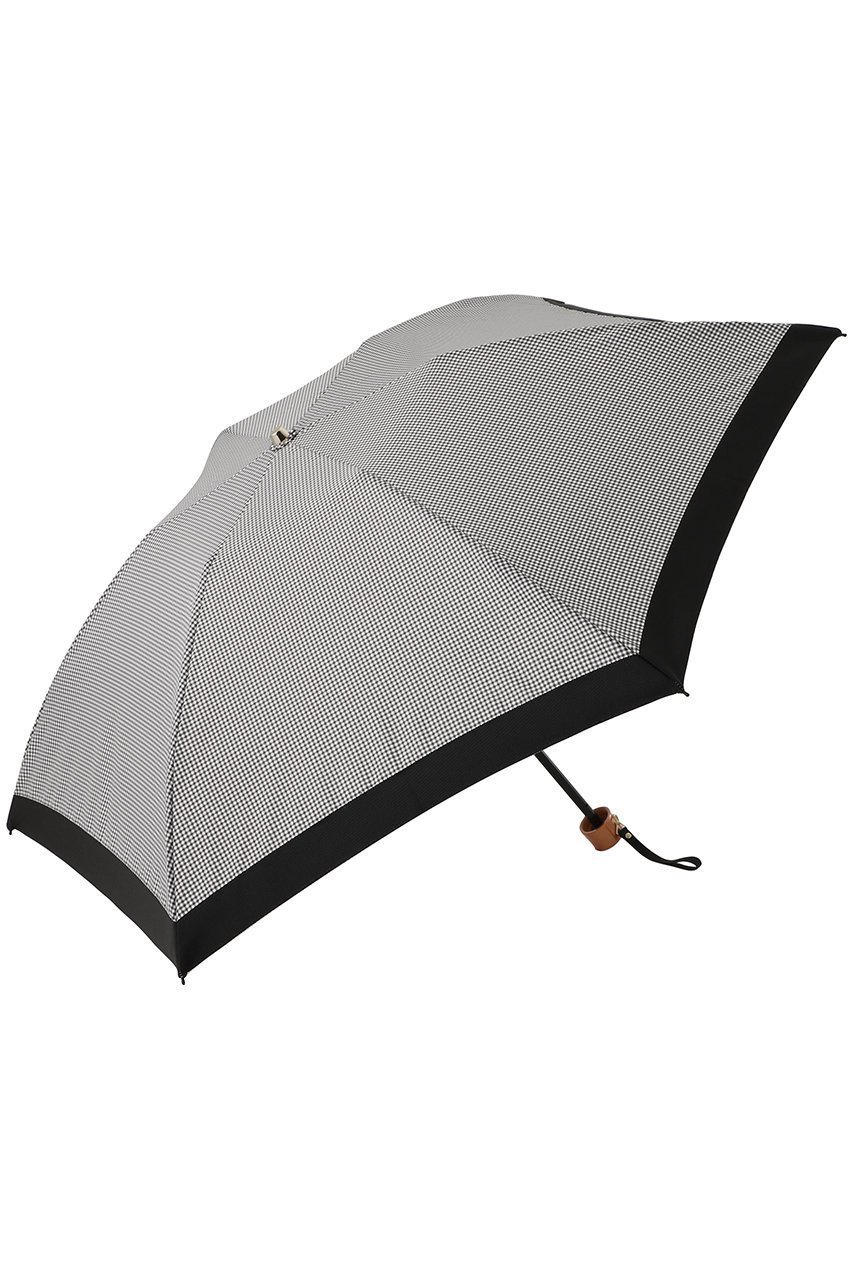 【アシーナ ニューヨーク/Athena New York】のCheck Camila 折りたたみ傘(晴雨兼用) インテリア・キッズ・メンズ・レディースファッション・服の通販 founy(ファニー) 　ファッション　Fashion　レディースファッション　Fashion for Women　レイングッズ・傘・晴雨兼用傘　Umbrellas & Rain Gear　クラシック　Classic, Timeless Style　コンパクト　Compact, Small Size　スマート　Smart, Elegant　チェック　Check, Plaid, Tartan　トラベル　Travel, Travel Gear　ハンカチ　Handkerchief, Hanky　モダン　Modern, Contemporary　傘　Umbrella, Parasol　時計　Watch, Wristwatch　軽量　Lightweight, Ultra Light　ブラック×ブラック|ID: prp329100004937595 ipo3291000000037050619