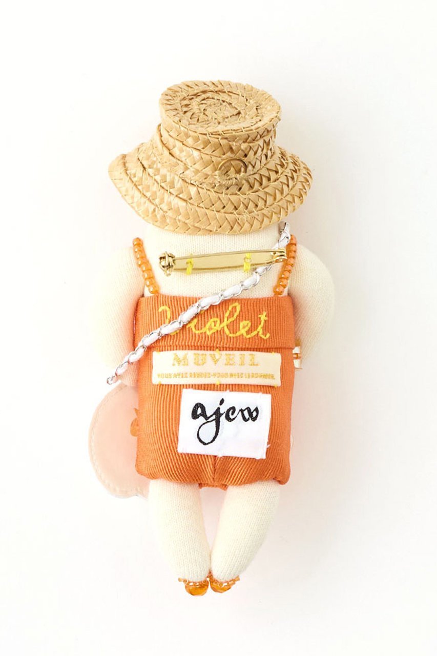 【エジュー/ajew】の【MUVEIL×ajew】Grandma charm 人気、トレンドファッション・服の通販 founy(ファニー) 　ファッション　Fashion　レディースファッション　Fashion for Women　オレンジ　Orange　クール　Cool, Chic　スパンコール　Sequins, Sequin Embellishment　スペシャル　Special, Limited Edition　女優　Actress Style, Celebrity Inspired　チャーム　Charm, Pendant　ドレス　Dress, One-Piece　ハンド　Hand, Handmade　パーティ　Party, Party Style　ラップ　Wrap, Wrap Design　レース　Lace, Lace Fabric　ローズ　Rose, Rose Motif　other-2|ID: prp329100004937616 ipo3291000000037050728