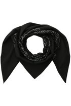 【エリオポール/heliopole】の【ASAUCE MELER】コットンシルクエンブロイダリーバンダナ 人気、トレンドファッション・服の通販 founy(ファニー) ファッション Fashion レディースファッション Fashion for Women ストール Soft & Warm Scarves マフラー・スヌード / 冬小物の定番 Scarves & Mufflers シルク Silk, 100% Silk スカーフ Scarf, Neckwear ストール Stole, Wrap デニム Denim, Jeans Material バンダナ Bandana, Head Scarf フリンジ Fringe, Tassel ボヘミアン Bohemian, Ethnic Style ボレロ Bolero, Short Cardigan マフラー Scarf, Muffler ルーズ Loose, Oversized レース Lace, Lace Fabric 夏 Summer 春 Spring S/S・春夏 SS, Spring/Summer, Warm Season thumbnail ブラック|ID: prp329100004937619 ipo3291000000037050749