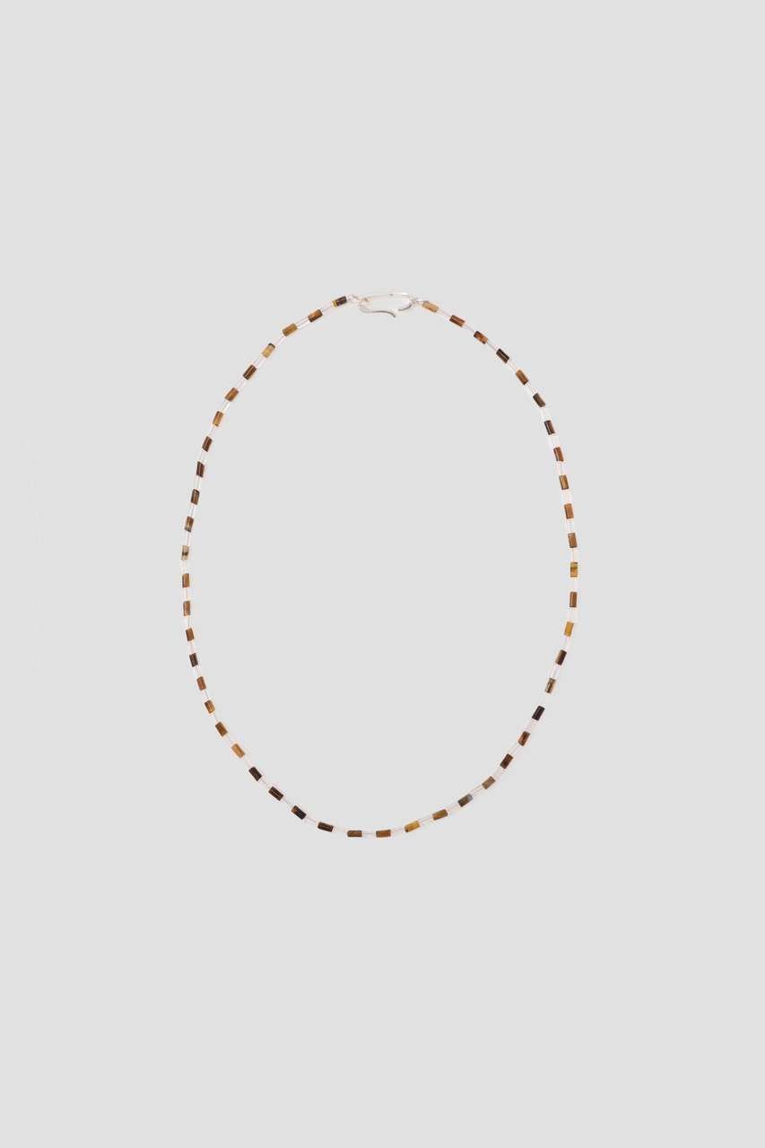 【マーガレットハウエル/MARGARET HOWELL】のTIGER'S EYE AND CRYSTAL インテリア・キッズ・メンズ・レディースファッション・服の通販 founy(ファニー) 　ファッション　Fashion　レディースファッション　Fashion for Women　ジュエリー　Jewelry　ネックレス　Necklaces & Pendants　クリスタル　Crystal, Swarovski　シンプル　Simple, Minimal　ストレート　Straight, Straight Cut　チェーン　Chain, Chain Strap　チューブ　Tube, Tube Top　ネックレス　Necklace, Pendant Necklace　バランス　Balance, Style Balance　モダン　Modern, Contemporary　ブラウン|ID: prp329100004937622 ipo3291000000037050765