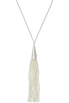 【ガリャルダガランテ/GALLARDAGALANTE】のビーズタッセルネックレス オフホワイト|ID: prp329100004937642 ipo3291000000037050892