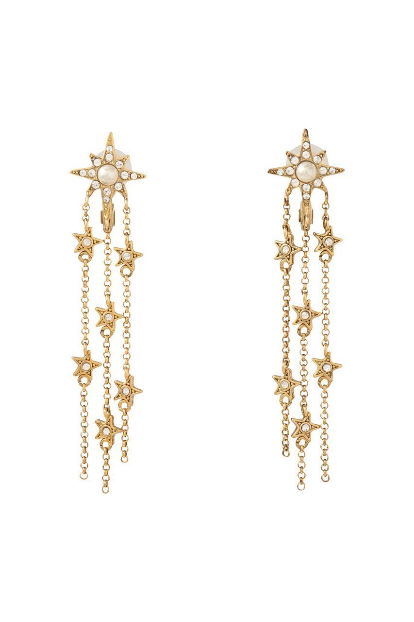 【アデル ビジュー/ADER bijoux】のTINY STAR grigri フリンジイヤリング 人気、トレンドファッション・服の通販 founy(ファニー) 　ファッション　Fashion　レディースファッション　Fashion for Women　ジュエリー　Jewelry　ファッションリング　Fashion Rings　イヤリング・フープ・ドロップタイプ　Hoop, Drop & Clip Earrings　イヤリング　Earrings　エレガント 上品　Elegant　メタル　Metal, Metal Parts　モチーフ　Motif, Design Theme　 other-1|ID: prp329100004937643 ipo3291000000037050897