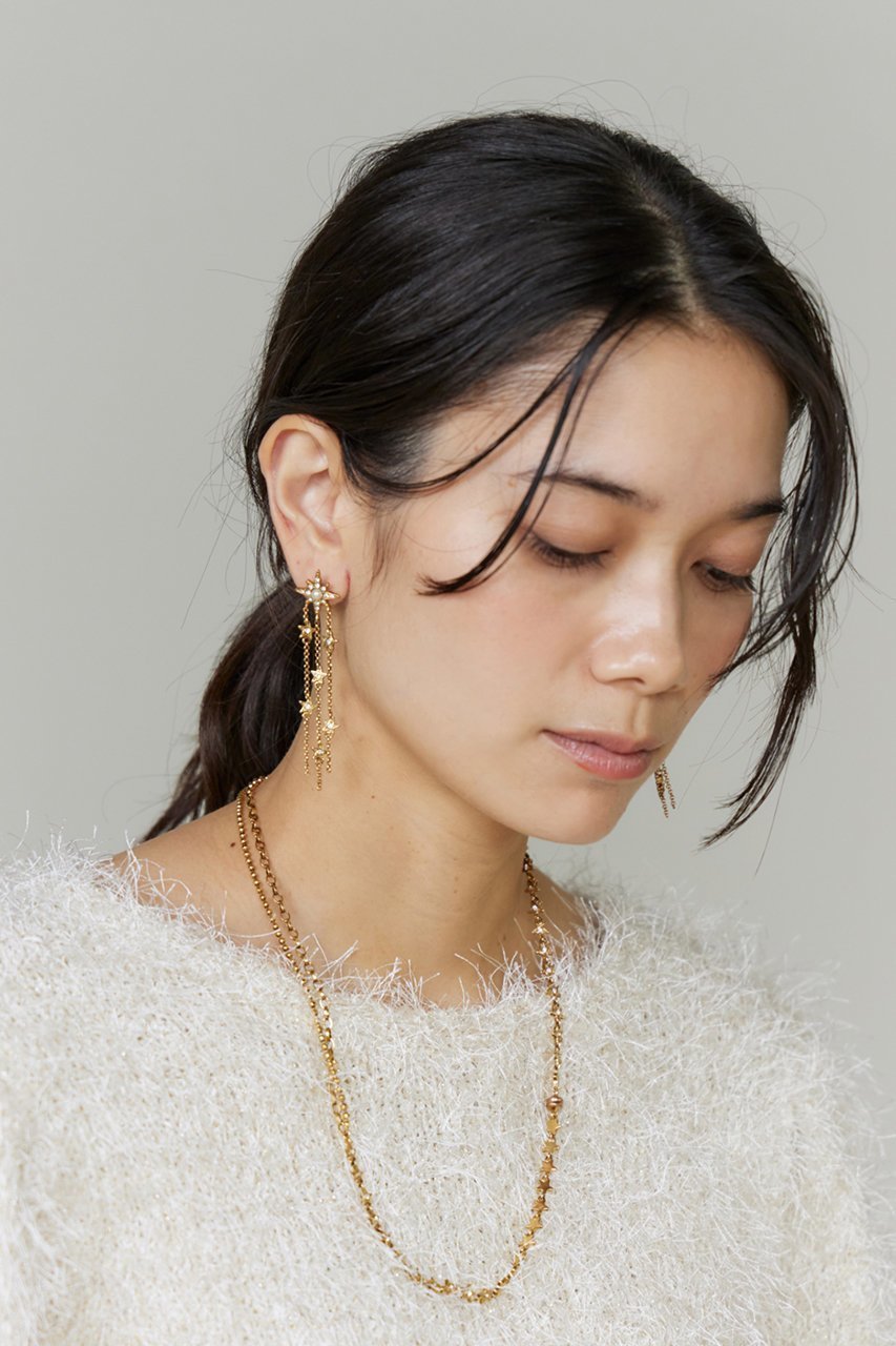 【アデル ビジュー/ADER bijoux】のTINY STAR grigri フリンジイヤリング 人気、トレンドファッション・服の通販 founy(ファニー) 　ファッション　Fashion　レディースファッション　Fashion for Women　ジュエリー　Jewelry　ファッションリング　Fashion Rings　イヤリング・フープ・ドロップタイプ　Hoop, Drop & Clip Earrings　イヤリング　Earrings　エレガント 上品　Elegant　メタル　Metal, Metal Parts　モチーフ　Motif, Design Theme　other-2|ID: prp329100004937643 ipo3291000000037050899