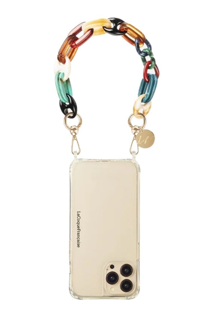 【ラ コック フランセーズ/La Coque Francaise】のハンドストラップ COURTE AMBRE (ケース別売) インテリア・キッズ・メンズ・レディースファッション・服の通販 founy(ファニー) https://founy.com/ ファッション Fashion レディースファッション Fashion for Women スマート Smart, Elegant チェーン Chain, Chain Strap チャーム Charm, Pendant ラップ Wrap, Wrap Design |ID: prp329100004937663 ipo3291000000037051041