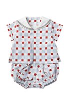 【マールマール/MARLMARL / KIDS】の【BABY&KIDS】paddle rompers block ロンパース blue|ID: prp329100004937667 ipo3291000000037136042