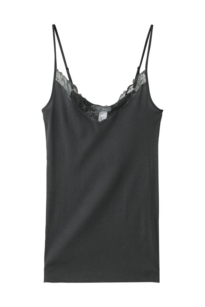 【ハンロ/HANRO】のレース付きキャミソール インテリア・キッズ・メンズ・レディースファッション・服の通販 founy(ファニー) https://founy.com/ ファッション Fashion レディースファッション Fashion for Women 下着・ランジェリー Lingerie & Intimates その他ランジェリー・インナーアイテム Other Lingerie / Intimates インナー Innerwear キャミソール Camisole, Spaghetti Strap Top シルケット Silket, Silky Cotton ラップ Wrap, Wrap Design ランジェリー Lingerie, Intimate Wear リュクス Luxury, Elegant, High-End, Chic リラックス Relax, Relaxed Fit レース Lace, Lace Fabric エレガント 上品 Elegant |ID: prp329100004937676 ipo3291000000037051168