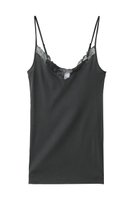 【ハンロ/HANRO】のレース付きキャミソール 人気、トレンドファッション・服の通販 founy(ファニー) ファッション Fashion レディースファッション Fashion for Women 下着・ランジェリー Lingerie & Intimates その他ランジェリー・インナーアイテム Other Lingerie / Intimates インナー Innerwear キャミソール Camisole, Spaghetti Strap Top シルケット Silket, Silky Cotton ラップ Wrap, Wrap Design ランジェリー Lingerie, Intimate Wear リュクス Luxury, Elegant, High-End, Chic リラックス Relax, Relaxed Fit レース Lace, Lace Fabric エレガント 上品 Elegant |ID:prp329100004937676