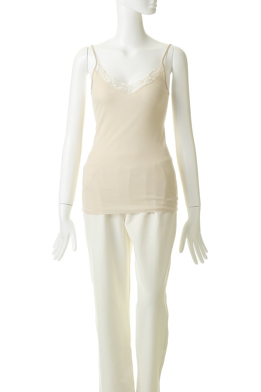 【ハンロ/HANRO】のレース付きキャミソール 人気、トレンドファッション・服の通販 founy(ファニー) 　ファッション　Fashion　レディースファッション　Fashion for Women　下着・ランジェリー　Lingerie & Intimates　その他ランジェリー・インナーアイテム　Other Lingerie / Intimates　インナー　Innerwear　キャミソール　Camisole, Spaghetti Strap Top　シルケット　Silket, Silky Cotton　ラップ　Wrap, Wrap Design　ランジェリー　Lingerie, Intimate Wear　リュクス　Luxury, Elegant, High-End, Chic　リラックス　Relax, Relaxed Fit　レース　Lace, Lace Fabric　エレガント 上品　Elegant　other-2|ID: prp329100004937676 ipo3291000000037051171