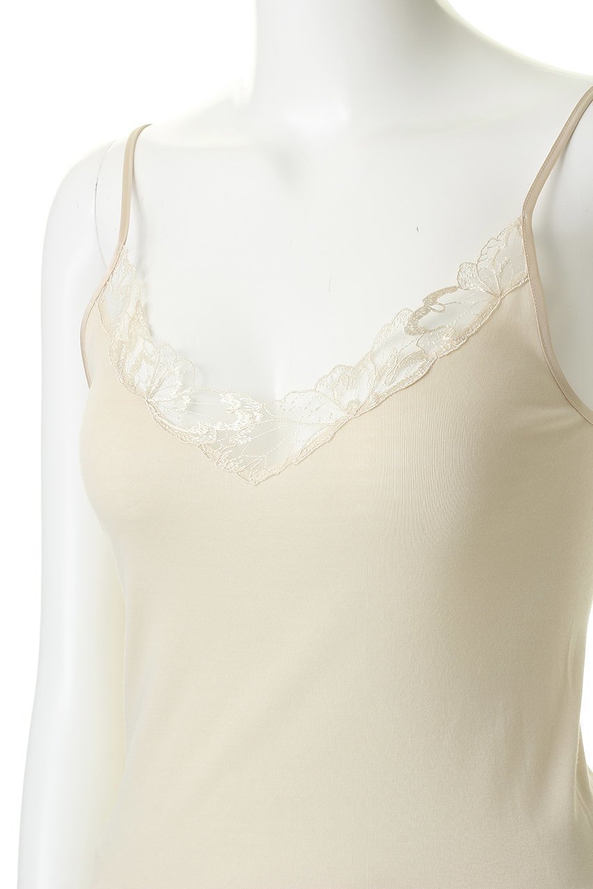 【ハンロ/HANRO】のレース付きキャミソール 人気、トレンドファッション・服の通販 founy(ファニー) 　ファッション　Fashion　レディースファッション　Fashion for Women　下着・ランジェリー　Lingerie & Intimates　その他ランジェリー・インナーアイテム　Other Lingerie / Intimates　インナー　Innerwear　キャミソール　Camisole, Spaghetti Strap Top　シルケット　Silket, Silky Cotton　ラップ　Wrap, Wrap Design　ランジェリー　Lingerie, Intimate Wear　リュクス　Luxury, Elegant, High-End, Chic　リラックス　Relax, Relaxed Fit　レース　Lace, Lace Fabric　エレガント 上品　Elegant　other-5|ID: prp329100004937676 ipo3291000000037051174