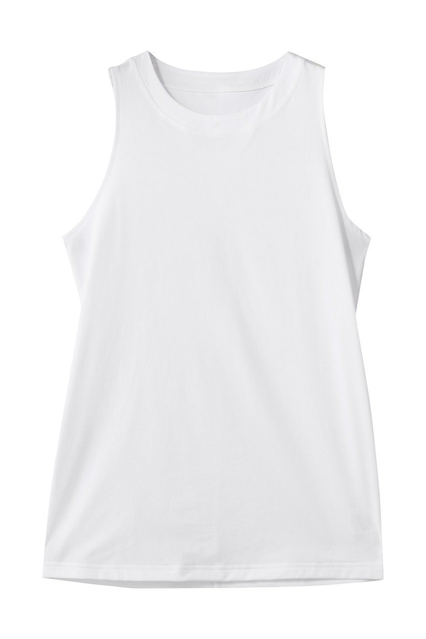 【ジュリエ/Julier】のムーブプライムタンクトップ インテリア・キッズ・メンズ・レディースファッション・服の通販 founy(ファニー) 　ファッション　Fashion　レディースファッション　Fashion for Women　トップス・カットソー　Cut & Sew Tops　スポーツウェア　Functional & Stylish Sportswear　スポーツ トップス　Athletic Tops / Workout Tops / Training Shirts　シンプル　Simple, Minimal　スポーツ　Sports, Activewear　タンク　Tank Top, Sleeveless Top　フロント　Front, Front Design　ヨガ　Yoga, Yoga Wear　リラックス　Relax, Relaxed Fit　ワーク　Workwear, Utility Style　新作・新入荷　New Arrivals / New In　ホワイト|ID: prp329100004937686 ipo3291000000037051239