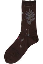 【アンティパスト/ANTIPAST】のボタニカルソックス ダークブラウン|ID: prp329100004937695 ipo3291000000037051312