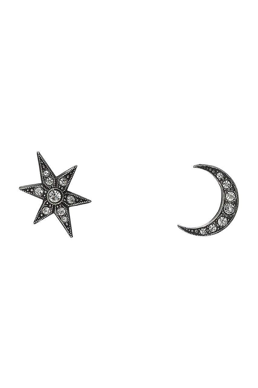 【アデル ビジュー/ADER bijoux】のMOON&STAR ソロピアス インテリア・キッズ・メンズ・レディースファッション・服の通販 founy(ファニー) 　ファッション　Fashion　レディースファッション　Fashion for Women　ジュエリー　Jewelry　ファッションリング　Fashion Rings　イヤリング・フープ・ドロップタイプ　Hoop, Drop & Clip Earrings　イヤリング　Earrings　ストーン　Stone, Gem-Like　ビジュー　Bijou, Jewel-like Accent　モチーフ　Motif, Design Theme　シルバー|ID: prp329100004937697 ipo3291000000037051326