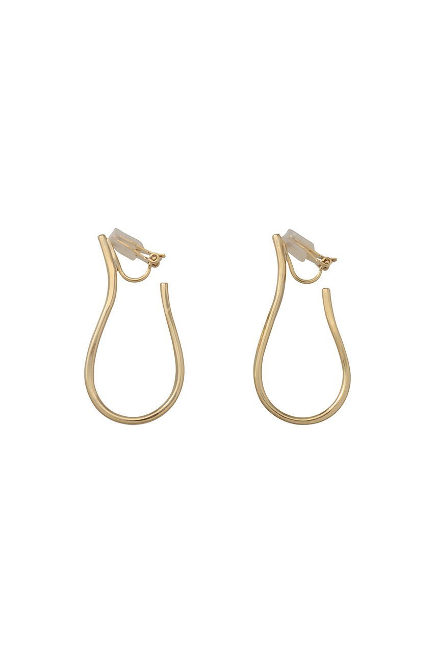 【ガリャルダガランテ/GALLARDAGALANTE】のドロップフープクリップイヤリング インテリア・キッズ・メンズ・レディースファッション・服の通販 founy(ファニー) 　ファッション　Fashion　レディースファッション　Fashion for Women　ジュエリー　Jewelry　ファッションリング　Fashion Rings　イヤリング・フープ・ドロップタイプ　Hoop, Drop & Clip Earrings　イヤリング　Earrings　シルバー　Silver, Metallic Silver　シンプル　Simple, Minimal　デコルテ　Décolleté, Neckline　ドロップ　Drop Shoulder, Dropped Style　フープ　Hoop, Hoop Earrings　夏　Summer　春　Spring　S/S・春夏　SS, Spring/Summer, Warm Season　ゴールド|ID: prp329100004937698 ipo3291000000037051331