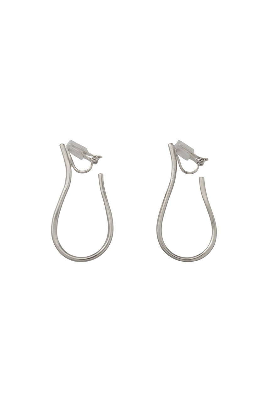 【ガリャルダガランテ/GALLARDAGALANTE】のドロップフープクリップイヤリング インテリア・キッズ・メンズ・レディースファッション・服の通販 founy(ファニー) 　ファッション　Fashion　レディースファッション　Fashion for Women　ジュエリー　Jewelry　ファッションリング　Fashion Rings　イヤリング・フープ・ドロップタイプ　Hoop, Drop & Clip Earrings　イヤリング　Earrings　シルバー　Silver, Metallic Silver　シンプル　Simple, Minimal　デコルテ　Décolleté, Neckline　ドロップ　Drop Shoulder, Dropped Style　フープ　Hoop, Hoop Earrings　夏　Summer　春　Spring　S/S・春夏　SS, Spring/Summer, Warm Season　シルバー|ID: prp329100004937698 ipo3291000000037051332